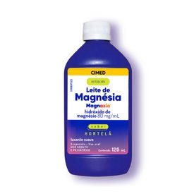 LEITE DE MAGNÉSIA MAGNAZIA CIMED HORTELÃ 120ML