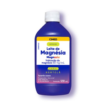 LEITE DE MAGNÉSIA MAGNAZIA CIMED HORTELÃ 120ML