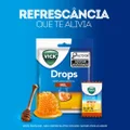 PASTILHA PARA GARGANTA VICK DROPS HIDRATAM SUA GARGANTA SABOR MEL CONTÉM 20 UNIDADES