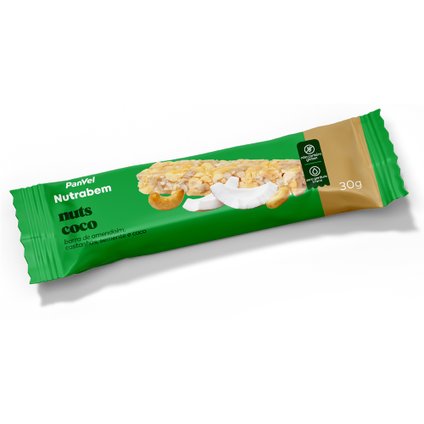 BARRA DE NUTS COCO ZERO PANVEL NUTRABEM 30G