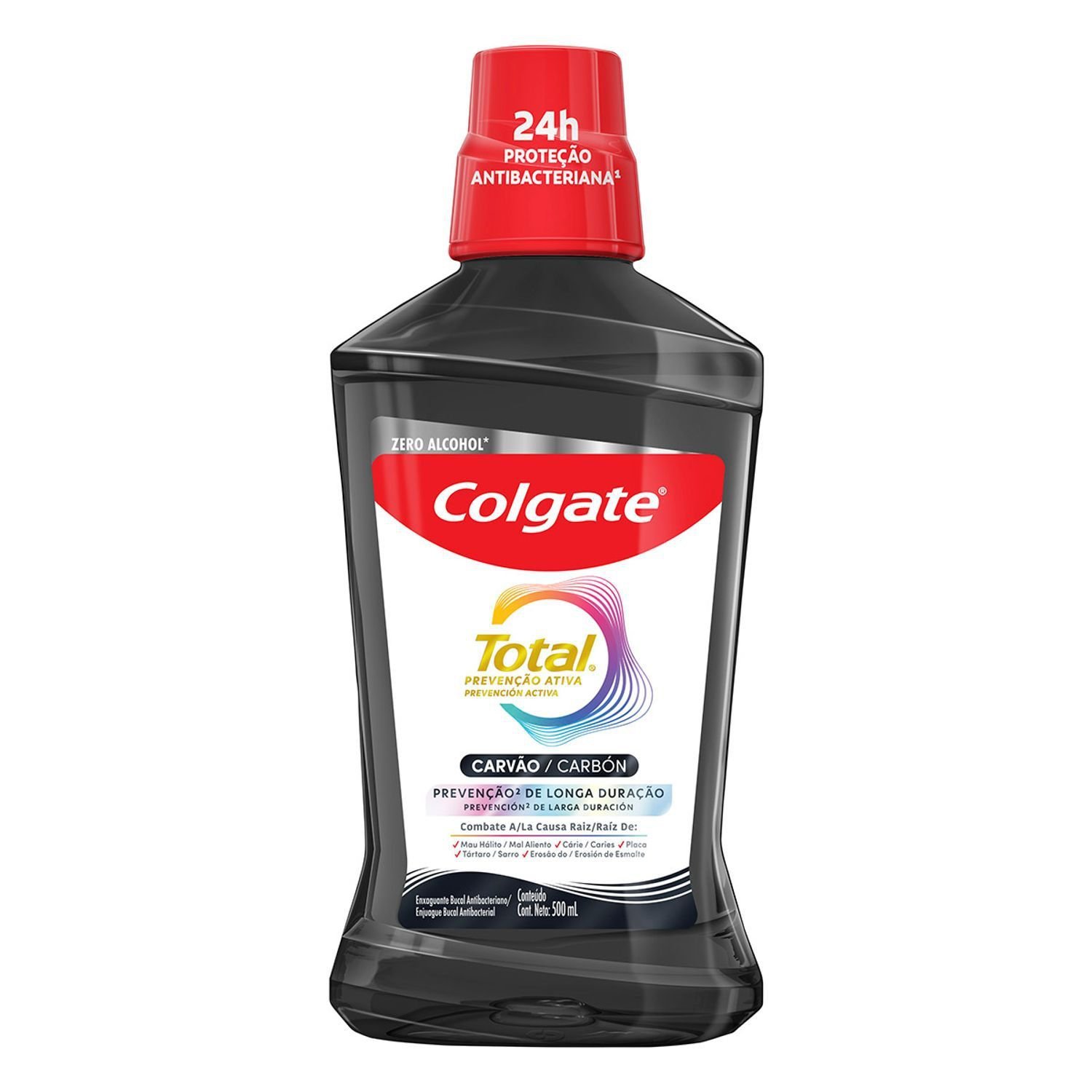 Enxaguante Bucal Colgate Total 12 Carvão Ativado 500ml