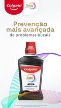 ENXAGUANTE BUCAL COLGATE TOTAL 12 CARVÃO ATIVADO 500ML
