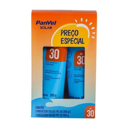 KIT PROTETOR SOLAR PANVEL FPS30 200G + 100G