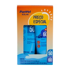 KIT PROTETOR SOLAR FPS50 200G + KIDS FPS60 100G