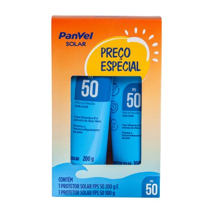 KIT PROTETOR SOLAR PANVEL FPS50 200G + 100G