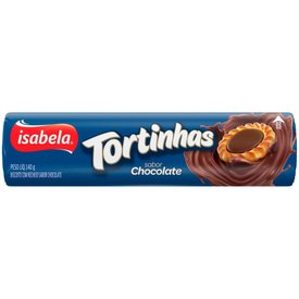 BISCOITO RECHEADO ISABELA TORTINHAS CHOCOLATE 140G