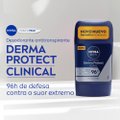 DESODORANTE EM STICK NIVEA MEN DERMA PROTECT CLINICAL 58G