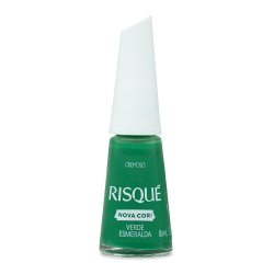 Esmalte Risqué Verde Esmeralda Cremoso 8ml
