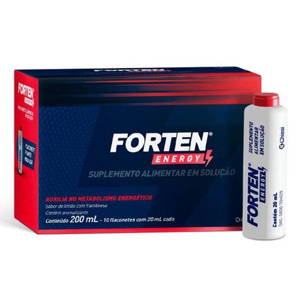 SUPLEMENTO ALIMENTAR FORTEN ENERGY 10 FLACONETES 20ML