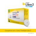 Kit Freestyle Libre 2 Plus Para Monitoramento De Glicose Leitor + Sensor