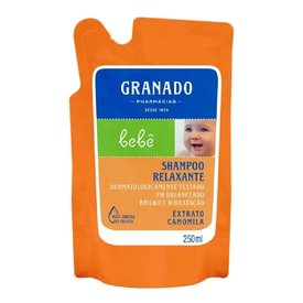 SHAMPOO INFANTIL RELAXANTE GRANADO BEBÊ CAMOMILA REFIL 250ML
