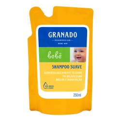 Shampoo Infantil Suave Granado Bebê Tradicional Refil 250ml