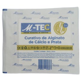 CURATIVO ALGINATO DE CÁLCIO E PRATA 10CM X 10CM