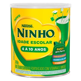 LEITE EM PÓ SEMIDESNATADO NINHO IDADE ESCOLAR 750G