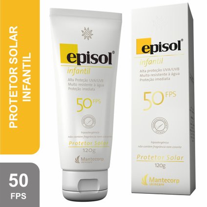 PROTETOR SOLAR EPISOL INFANTIL FPS50 120G