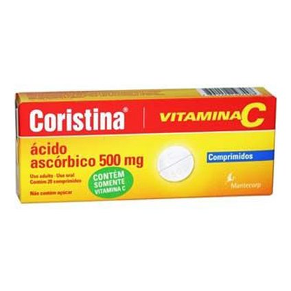 CORISTINA VIT C 500MG 20 COMPRIMIDOS