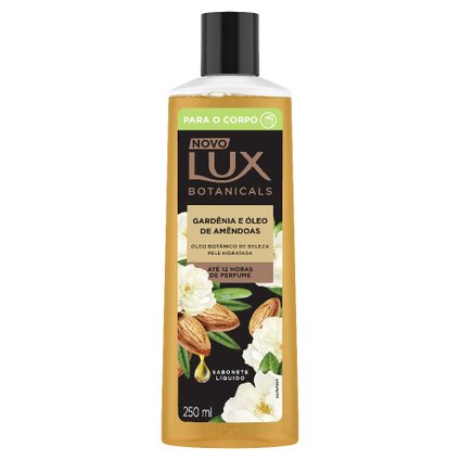 SABONETE LÍQUIDO LUX GARDÊNIA E ÓLEO DE AMÊNDOA 250ML