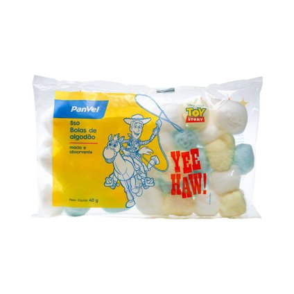 BOLAS DE ALGODÃO PANVEL TOY STORY 40G