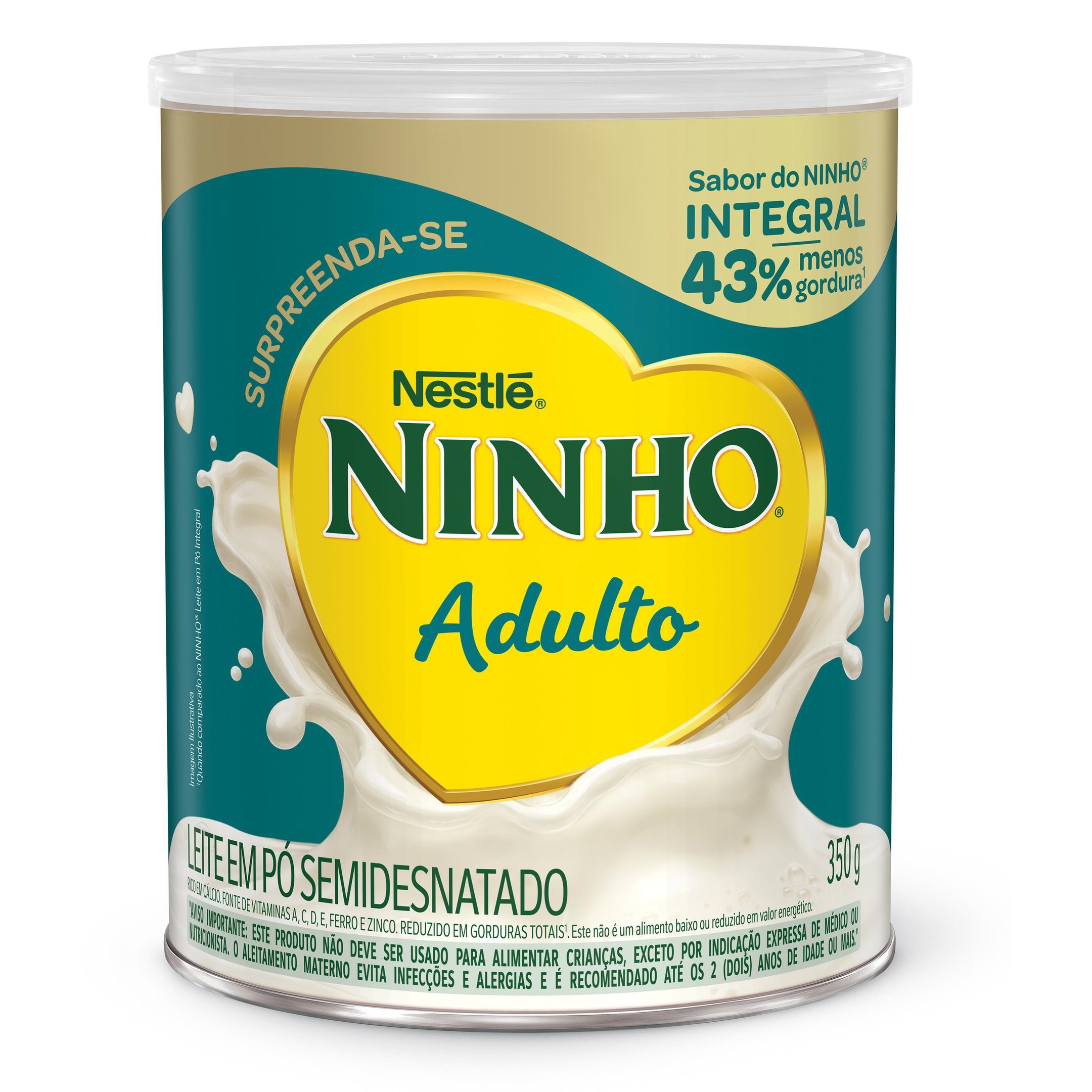 Leite Em Pó Ninho Adulto Lata 350g