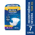 FRALDA ADULTO BIGFRAL DERMA PLUS NOTURNA XG 7 UNIDADES