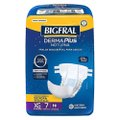 FRALDA ADULTO BIGFRAL DERMA PLUS NOTURNA XG 7 UNIDADES