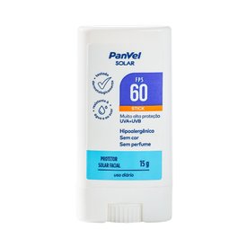 PROTETOR SOLAR FACIAL STICK PANVEL FPS60 15G