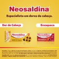 ANALGÉSICO NEOSALDINA DIPIRONA BLISTER 4 DRÁGEAS