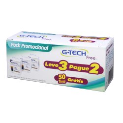 Tiras Reagentes G-tech Free - 150 Unidades