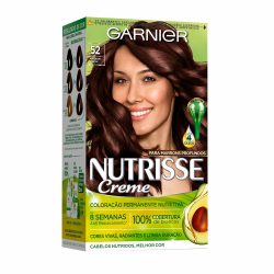 Tintura Garnier Nutrisse 52 Marrom Ivete