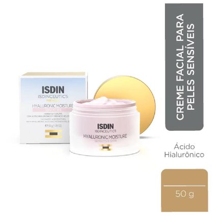 CREME HYALURONIC MOISTURE ISDINCEUTICS SENSITIVE 50G