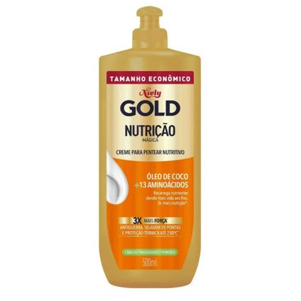 CREME PARA PENTEAR NIELY GOLD NUTRIÇÃO 500ML
