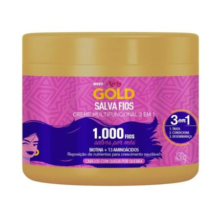 CREME DE TRATAMENTO NIELY GOLD SALVA FIOS 430G