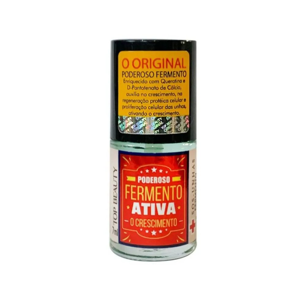 Base Fortalecedora De Unhas Top Beauty Sos Unhas Fermento 7ml