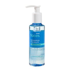 ÓLEO DE LIMPEZA FACIAL DEMAQUILANTE PANVEL FACES CLEANSING OIL TODOS OS TIPOS DE PELE 140ML