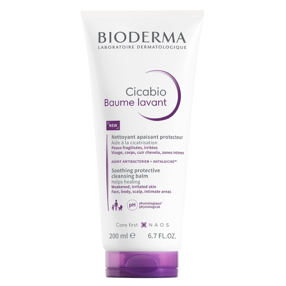 Gel De Limpeza Facial E Corporal Bioderma Cicabio Baume Lavant 200ml