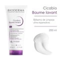 GEL DE LIMPEZA FACIAL E CORPORAL BIODERMA REPARADORA CICABIO BAUME LAVANT 200ML