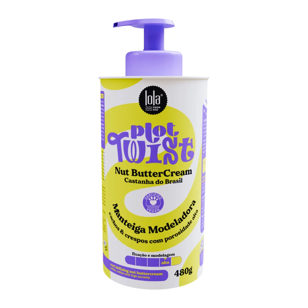 Manteiga Modeladora Lola Cosmetics Plot Twist Nut Butter Cream 480g
