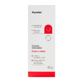 CREME CLAREADOR COLO E MÃOS PANVEL 65G