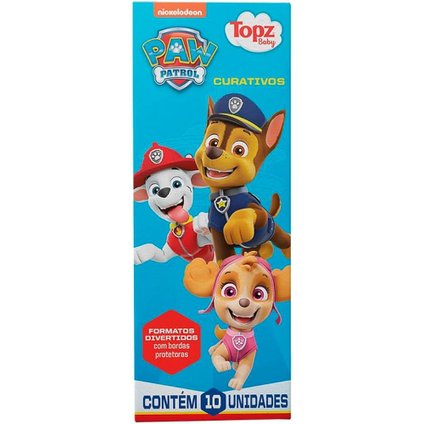 CURATIVOS PATRULHA CANINA CHASE TOPZ 10 UNIDADES