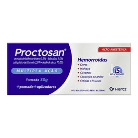 Proctosan Pomada 30g Com 15 Aplicadores