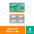 NALDECON FEBRE PARACETAMOL 750MG 4 COMPRIMIDOS