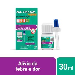 Naldecon Febre Bebê Paracetamol 100mg/ml Sabor Uva 30ml