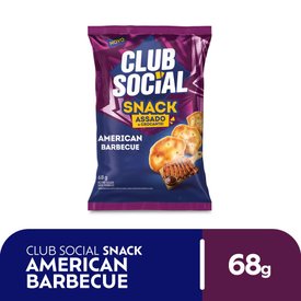 SNACK CLUB SOCIAL BARBECUE 68G