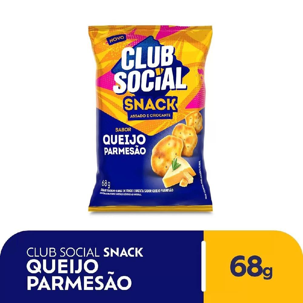 Snack Club Social Queijo Parmesão 68g