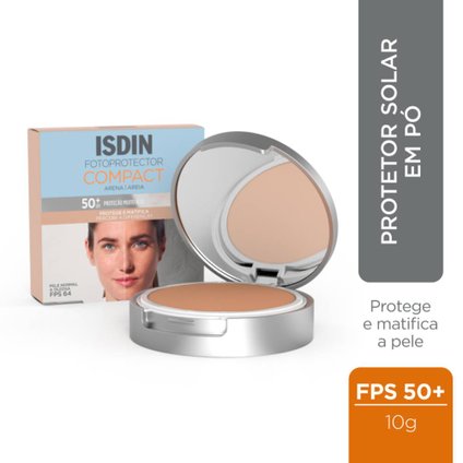 FOTOPROTETOR COMPACTO ISDIN AREIA FPS50+ 10G