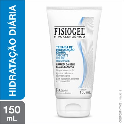 SABONETE LÍQUIDO FISIOGEL TERAPIA DE HIDRATAÇÃO DIÁRIA 150ML