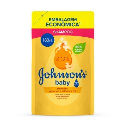 Shampoo De Glicerina E Vitamina B5 Johnson's Baby Glicerinado 180ml - Refil