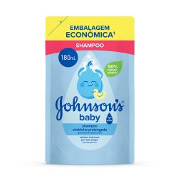 Shampoo Infantil Johnson's Cheirinho Prolongado 180ml - Refil