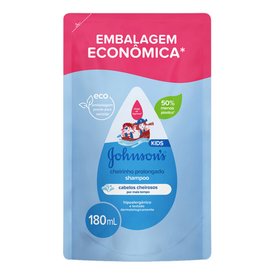 SHAMPOO INFANTIL JOHNSON'S CHEIRINHO PROLONGADO 180ML - REFIL