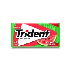 Goma De Mascar Trident Melancia
